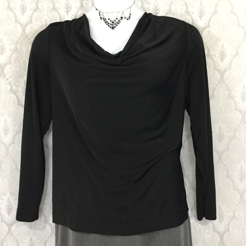 Lane Bryant Open Back Drape Neck Blouse 18/20